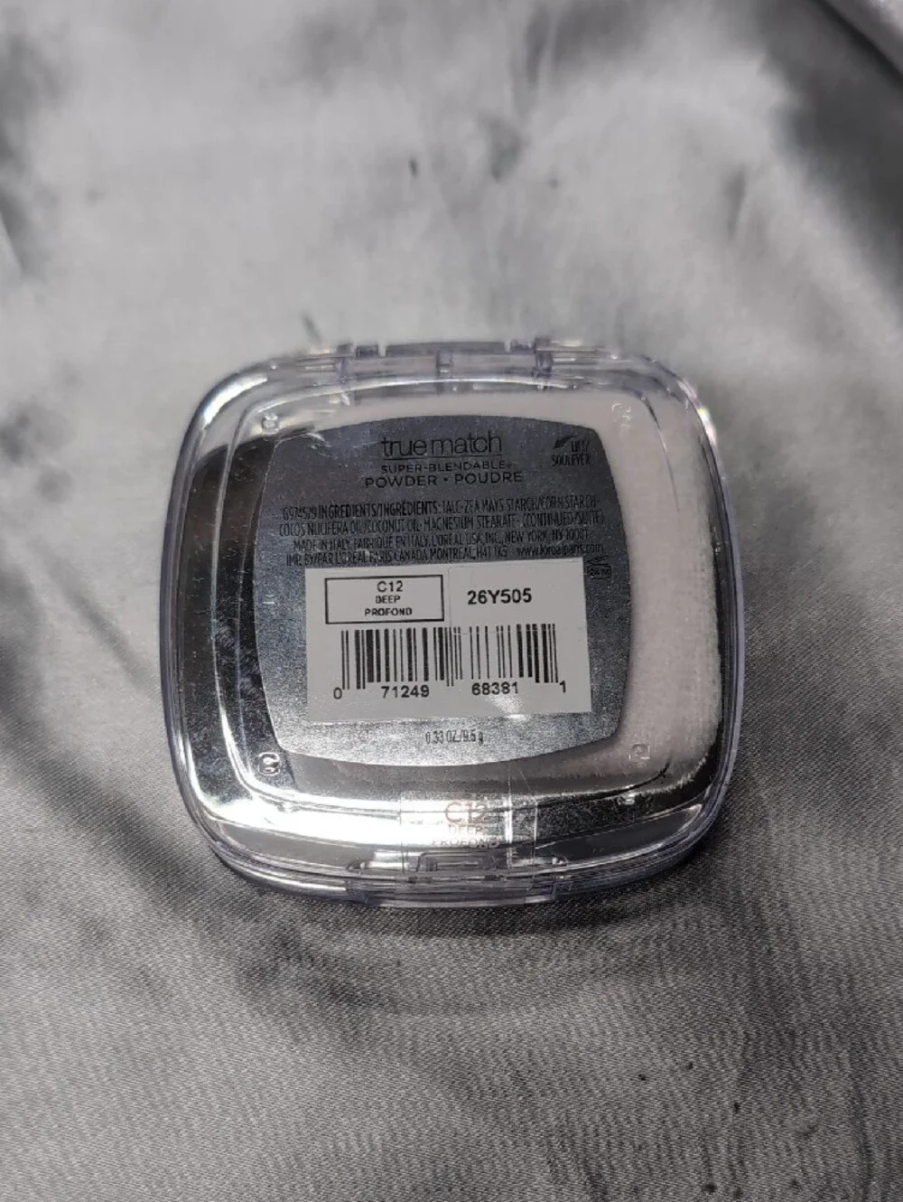 L'Oreal True Match Powder Compact - Black and Silver